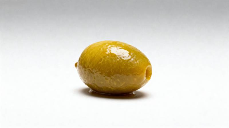 一颗绿色橄榄图片