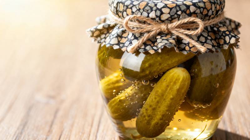 自制酸黄瓜图片