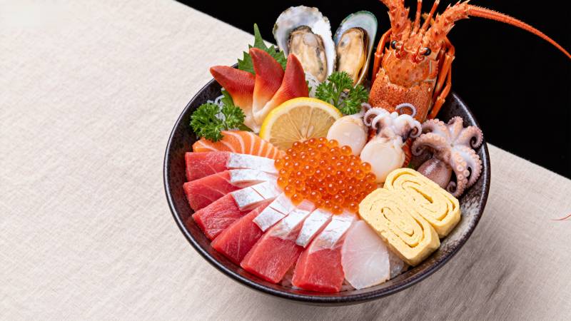 海鲜拼盘盛宴图片