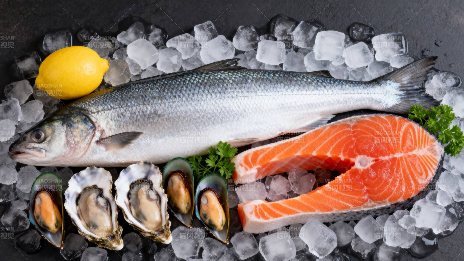 海鲜冰鲜拼盘图片