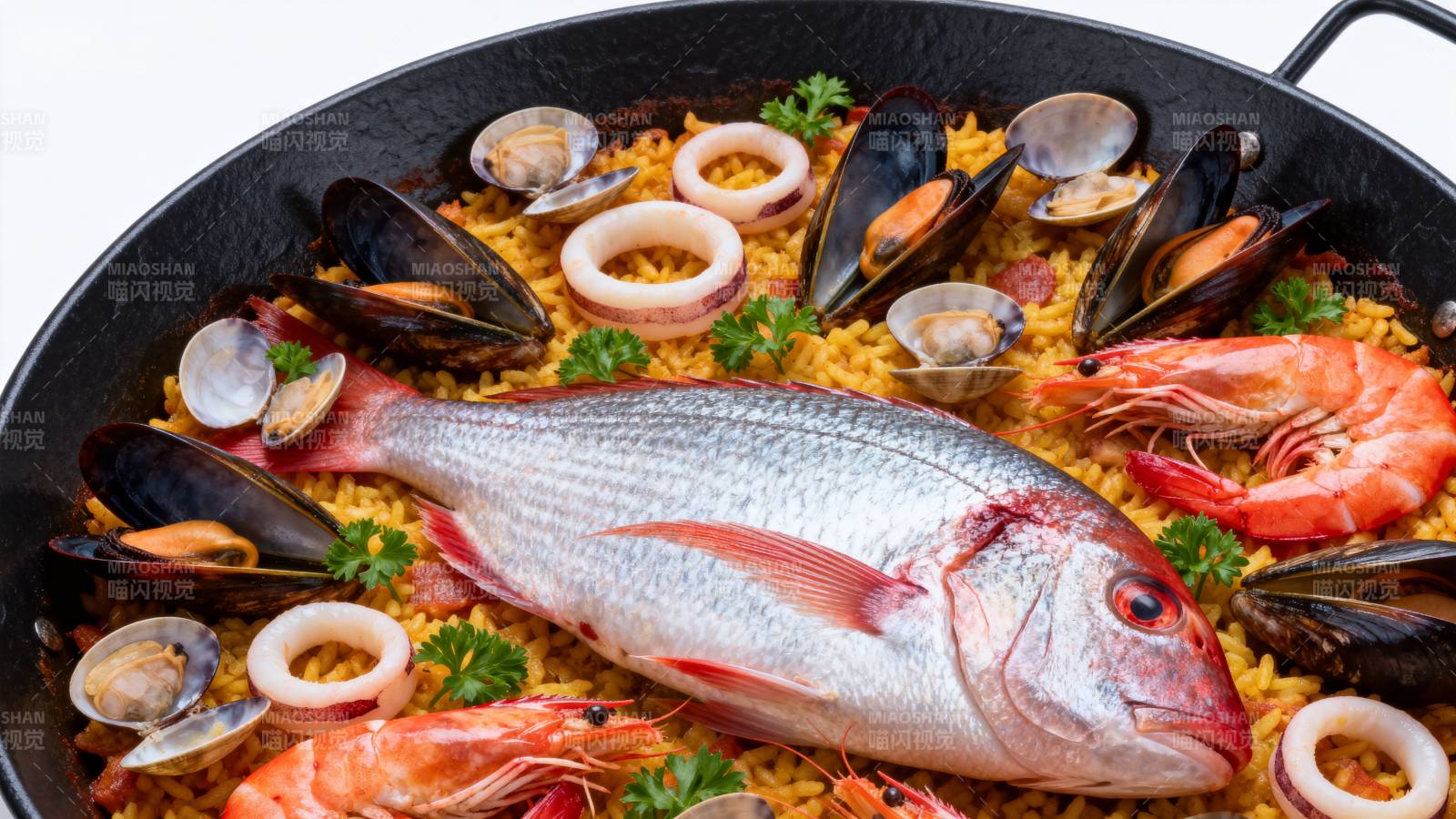 海鲜饭盛宴图片