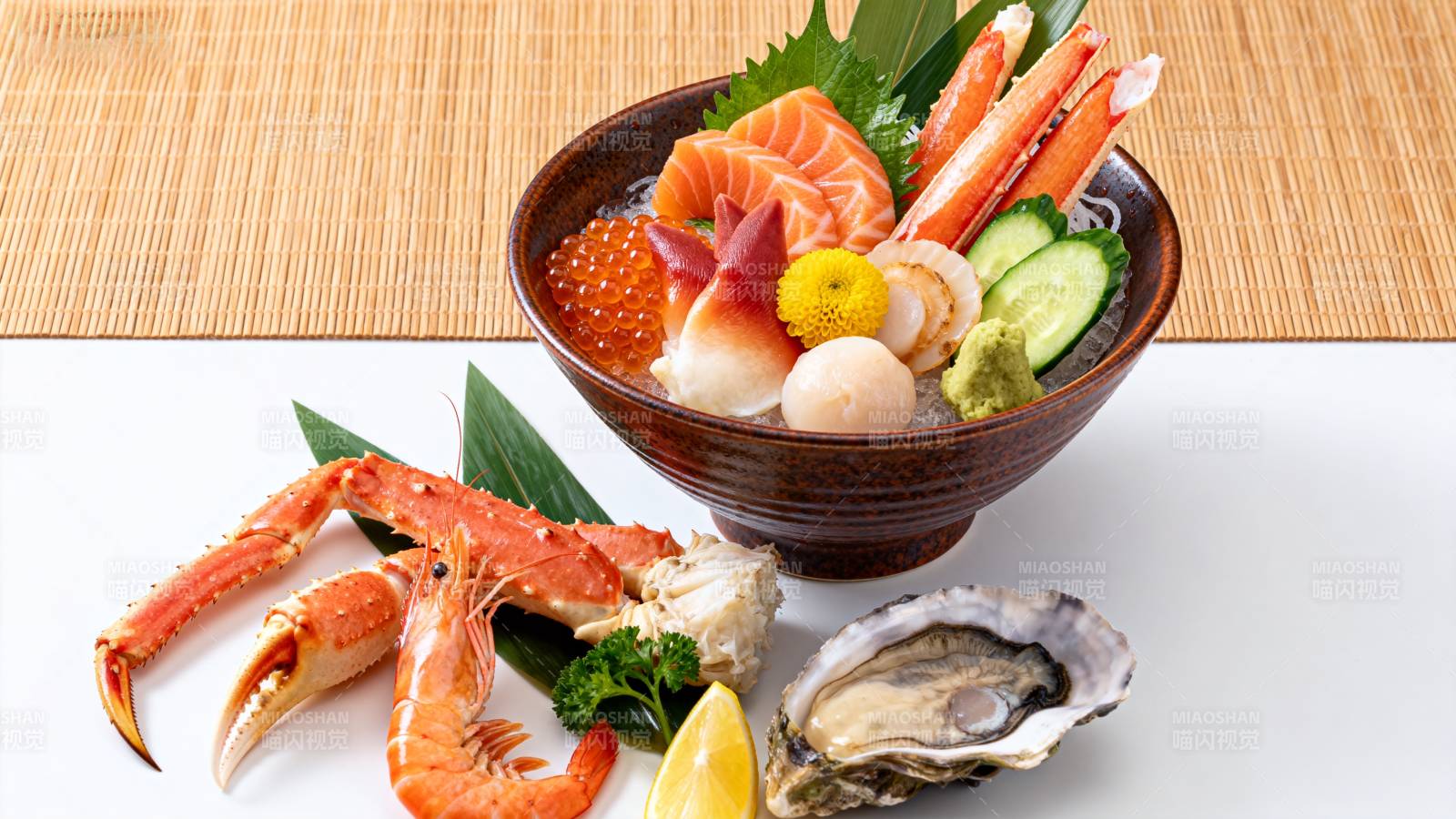 海鲜刺身拼盘图片