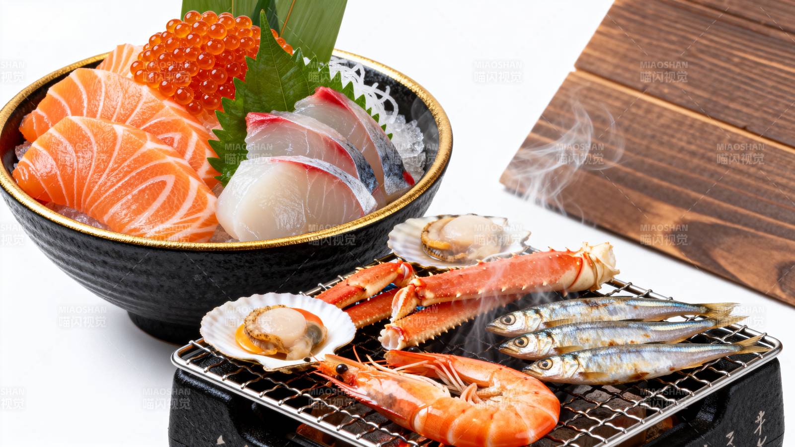 日式海鲜盛宴图片