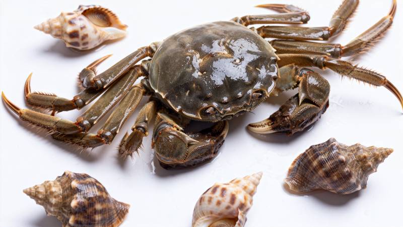螃蟹与贝壳图片