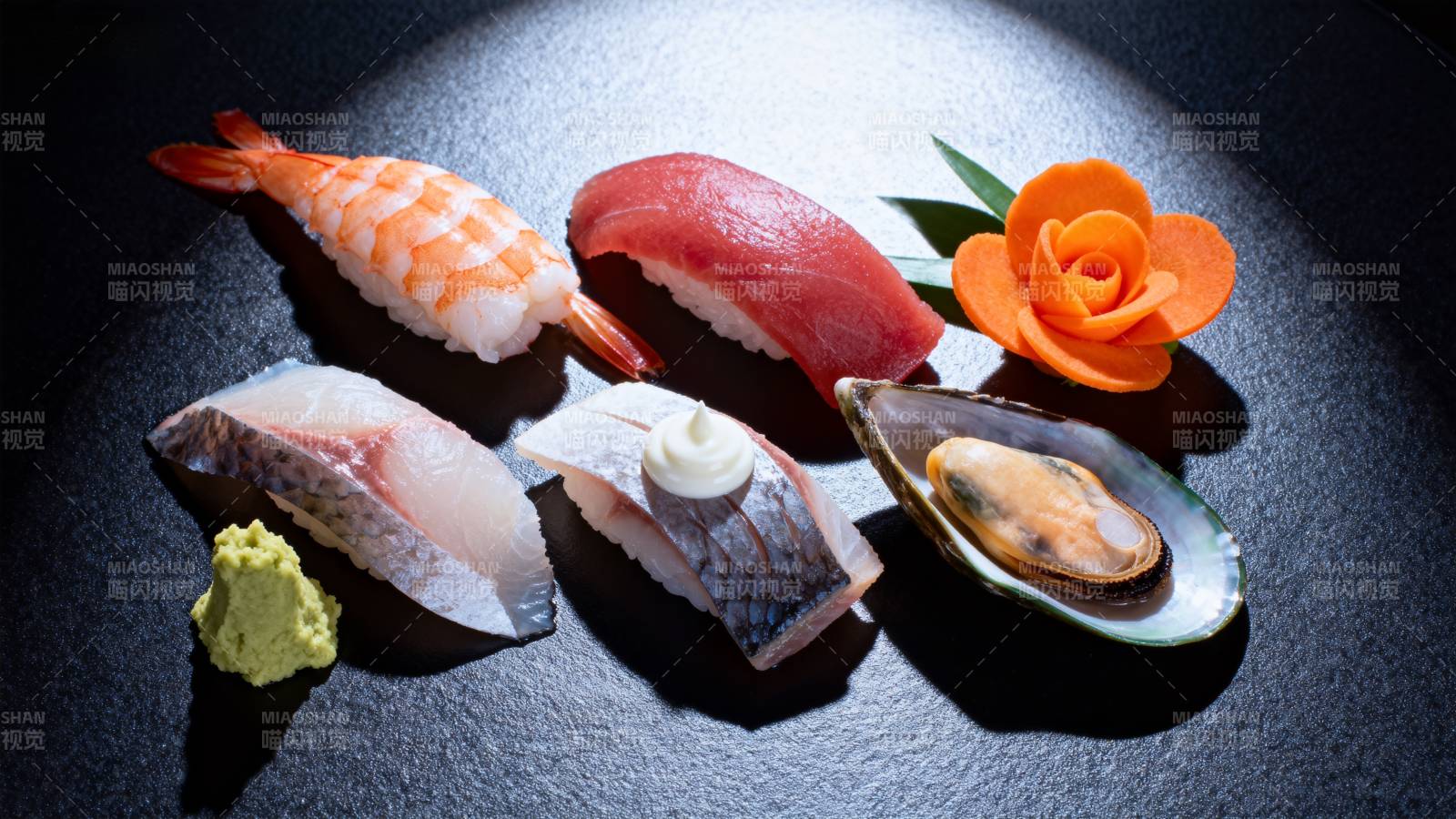 精致寿司拼盘图片