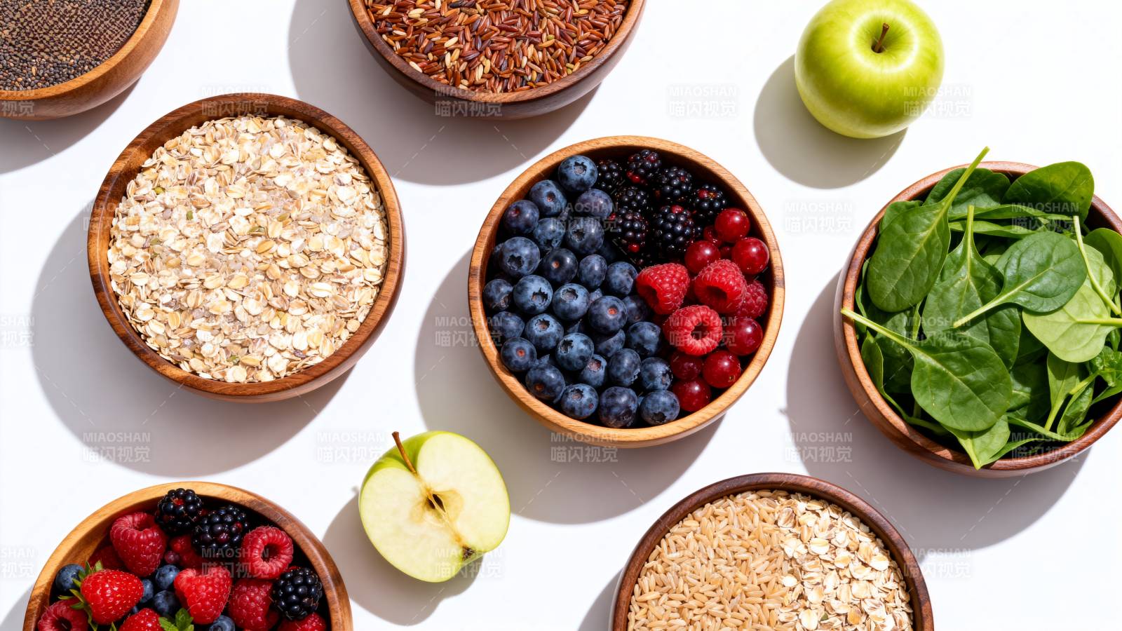 健康食材拼盘图片