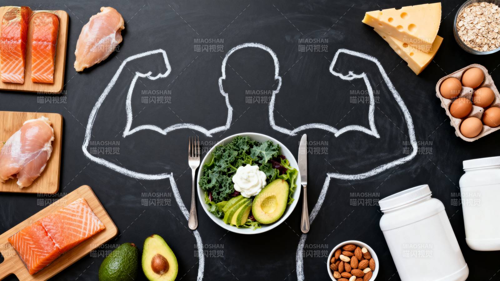 健康饮食增肌餐图片