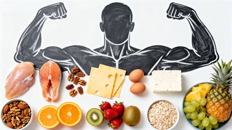 增肌饮食搭配图片