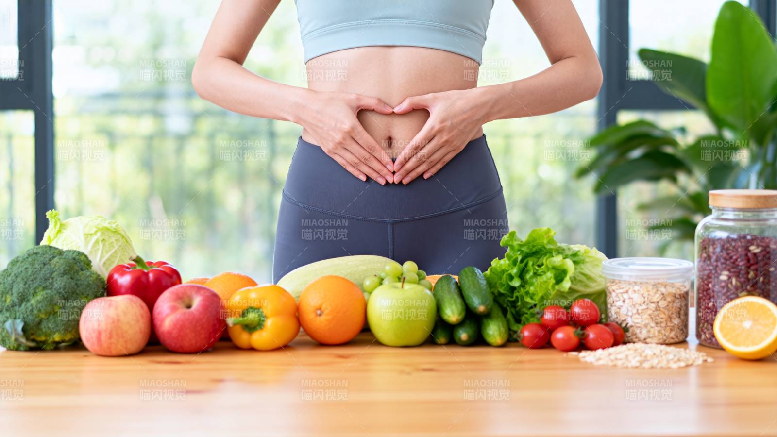 健康饮食 心形守护图片