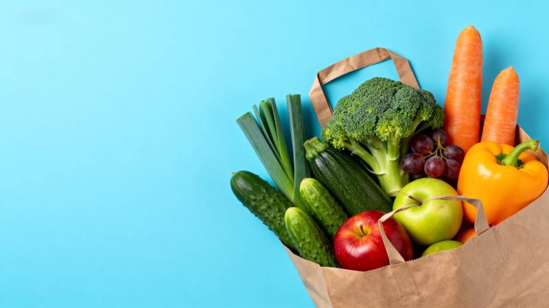 新鲜蔬果满袋装图片