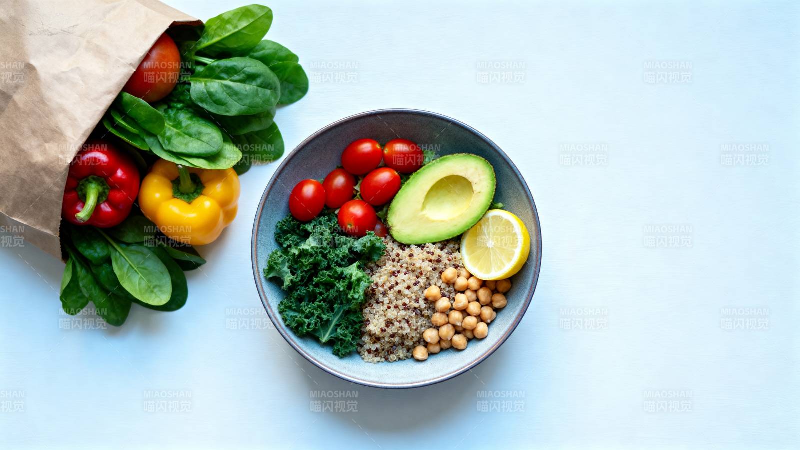 健康蔬果沙拉图片