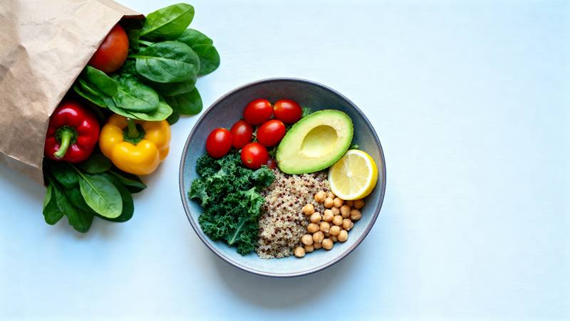 健康蔬果沙拉图片