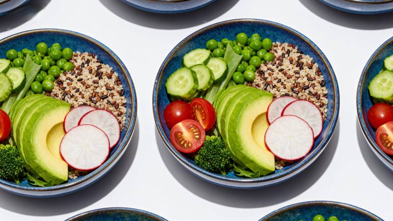 健康轻食拼盘图片