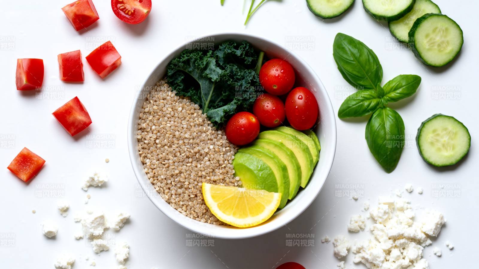 健康沙拉碗图片