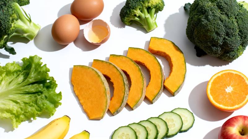 新鲜蔬果拼盘图片