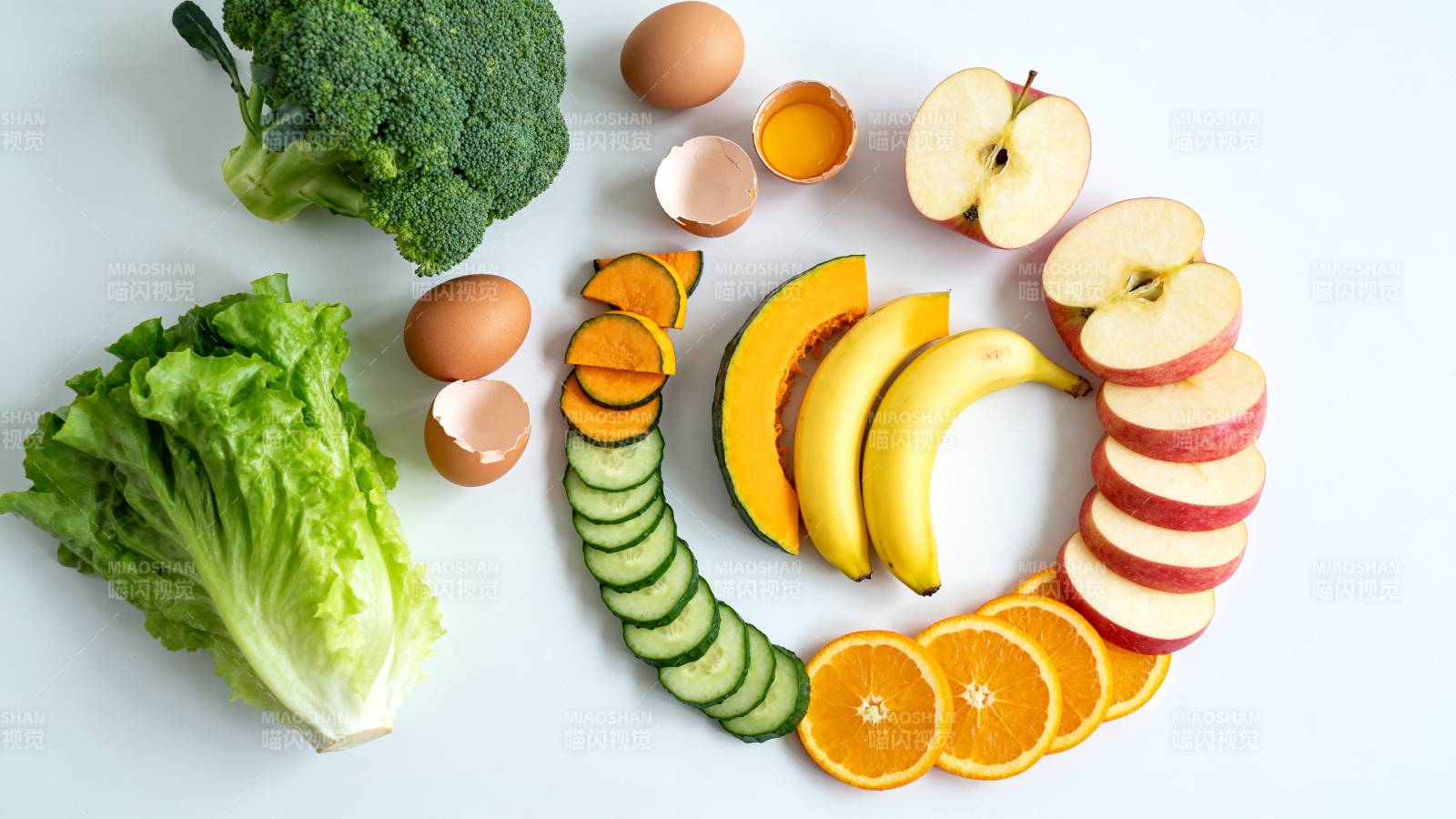 健康食材拼盘图片