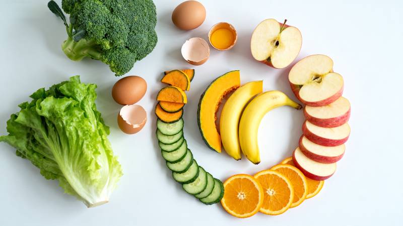 健康食材拼盘图片