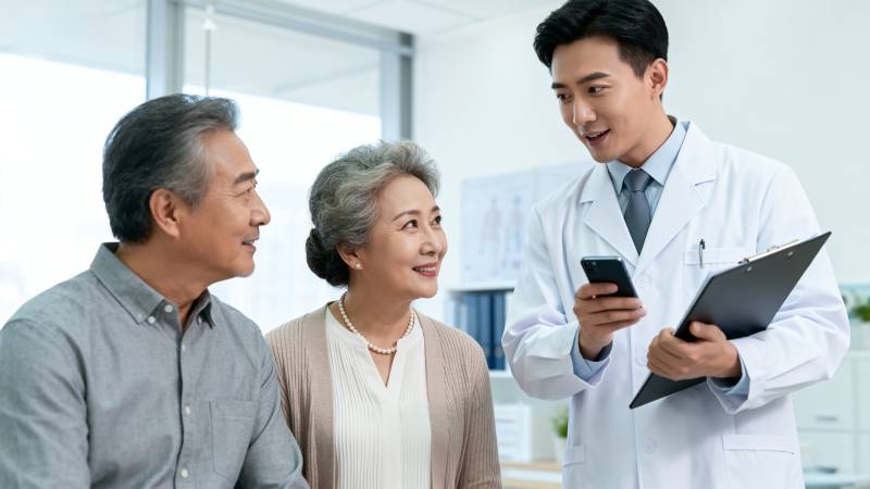 医生与患者交流图片