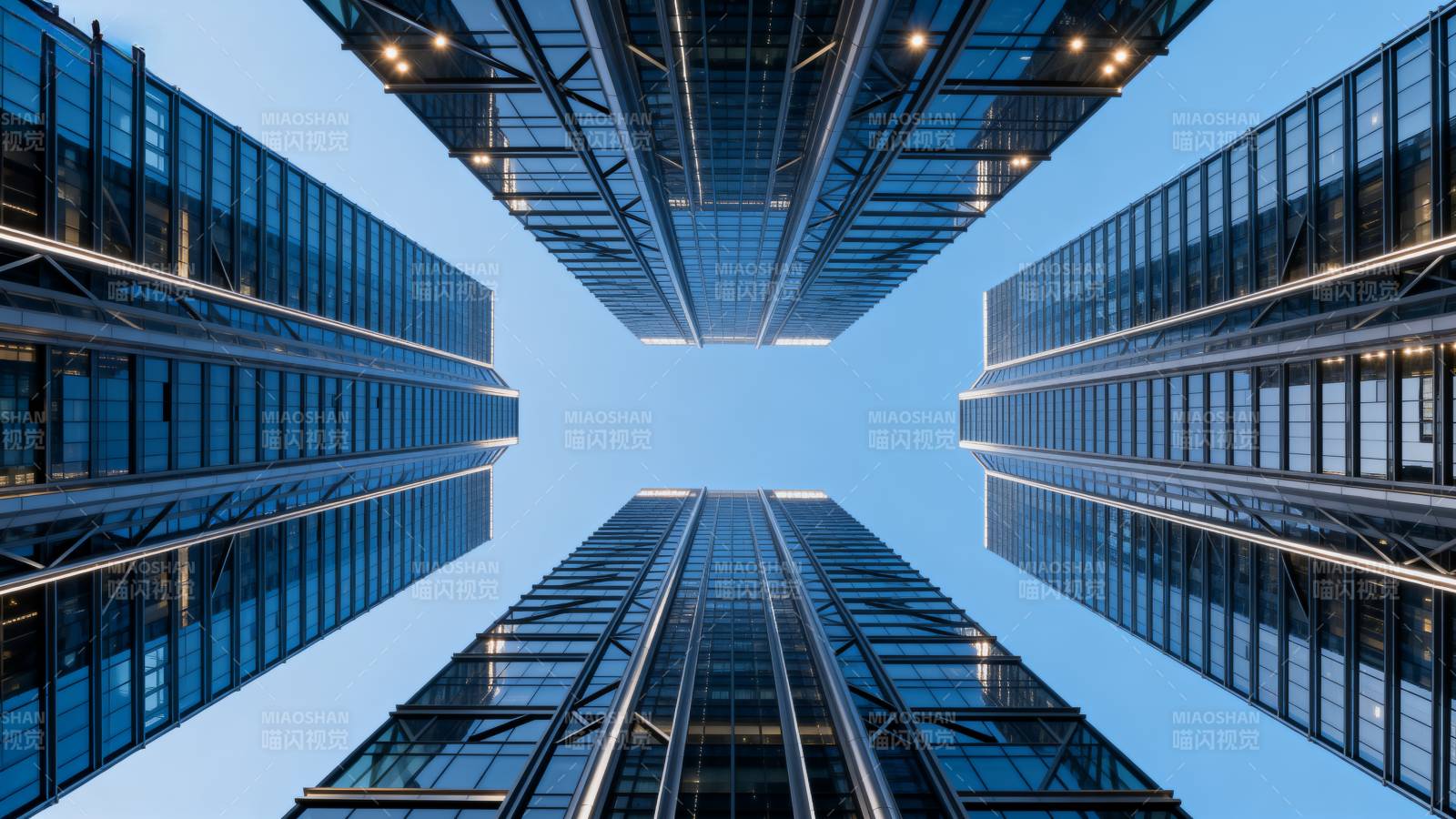 现代都市建筑群图片