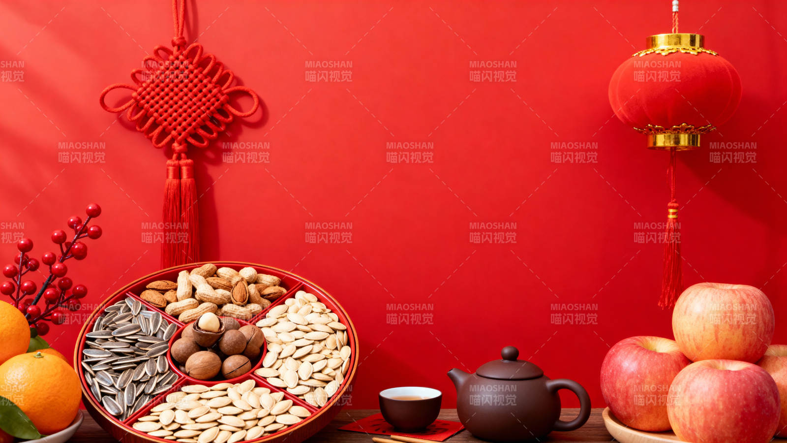 新春佳节团圆果图片