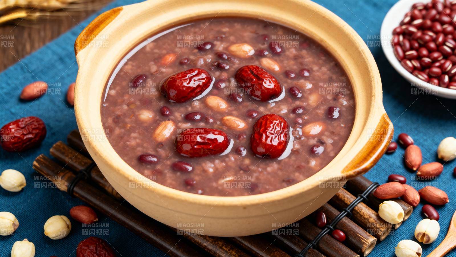 红豆莲子粥图片