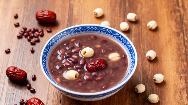 红豆莲子汤图片