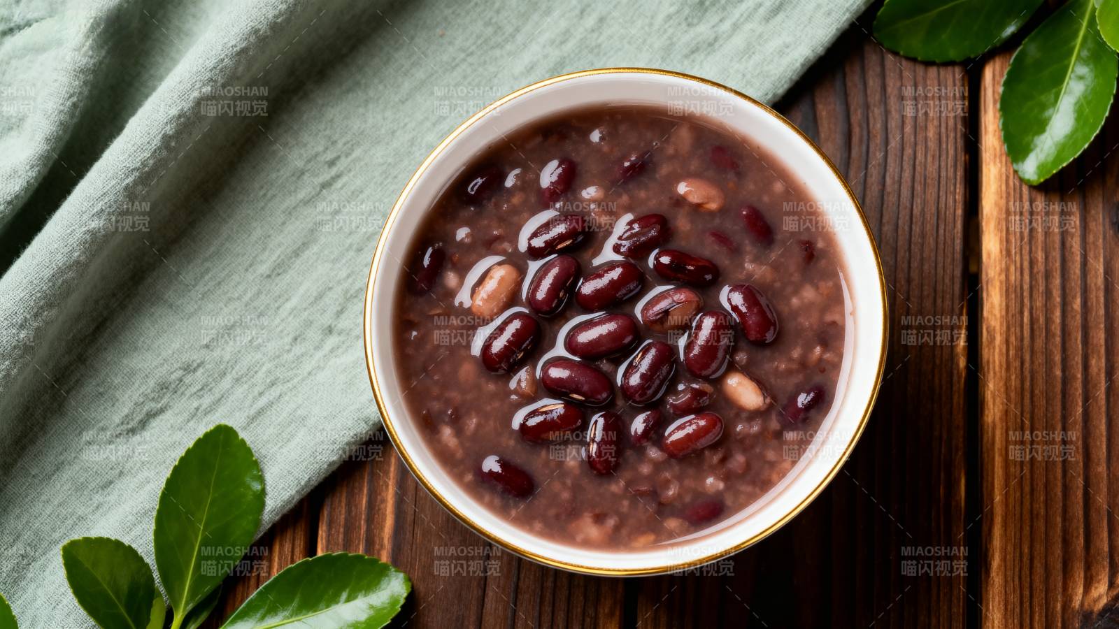 红豆粥 暖心美味图片