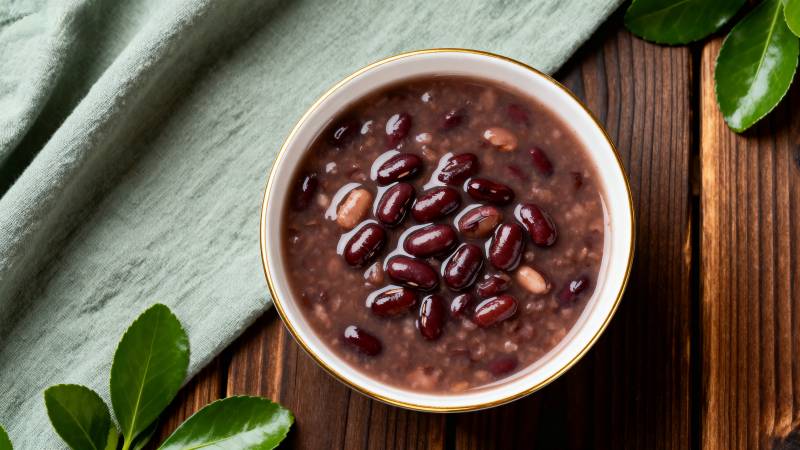 红豆粥 暖心美味图片