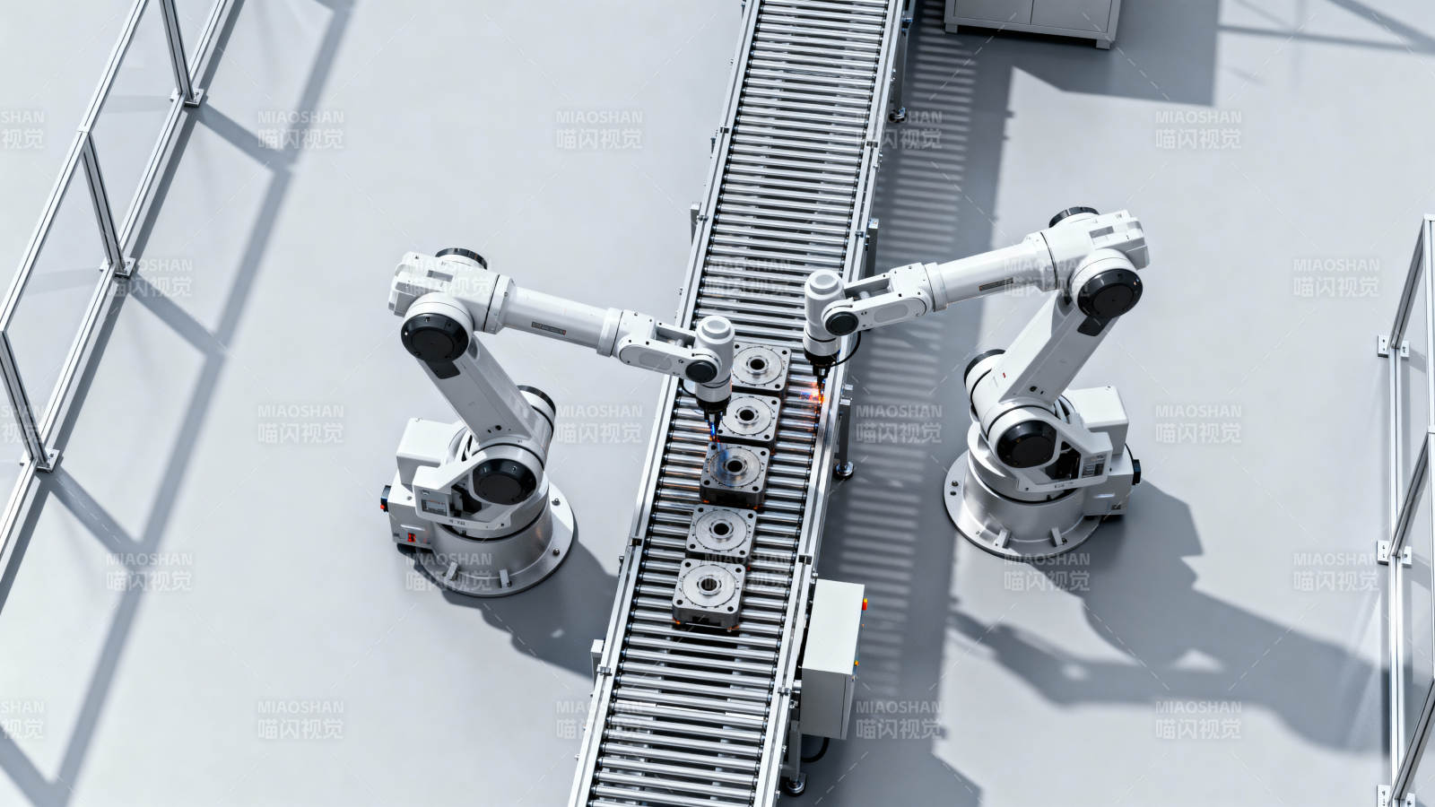 智能机械臂作业图片