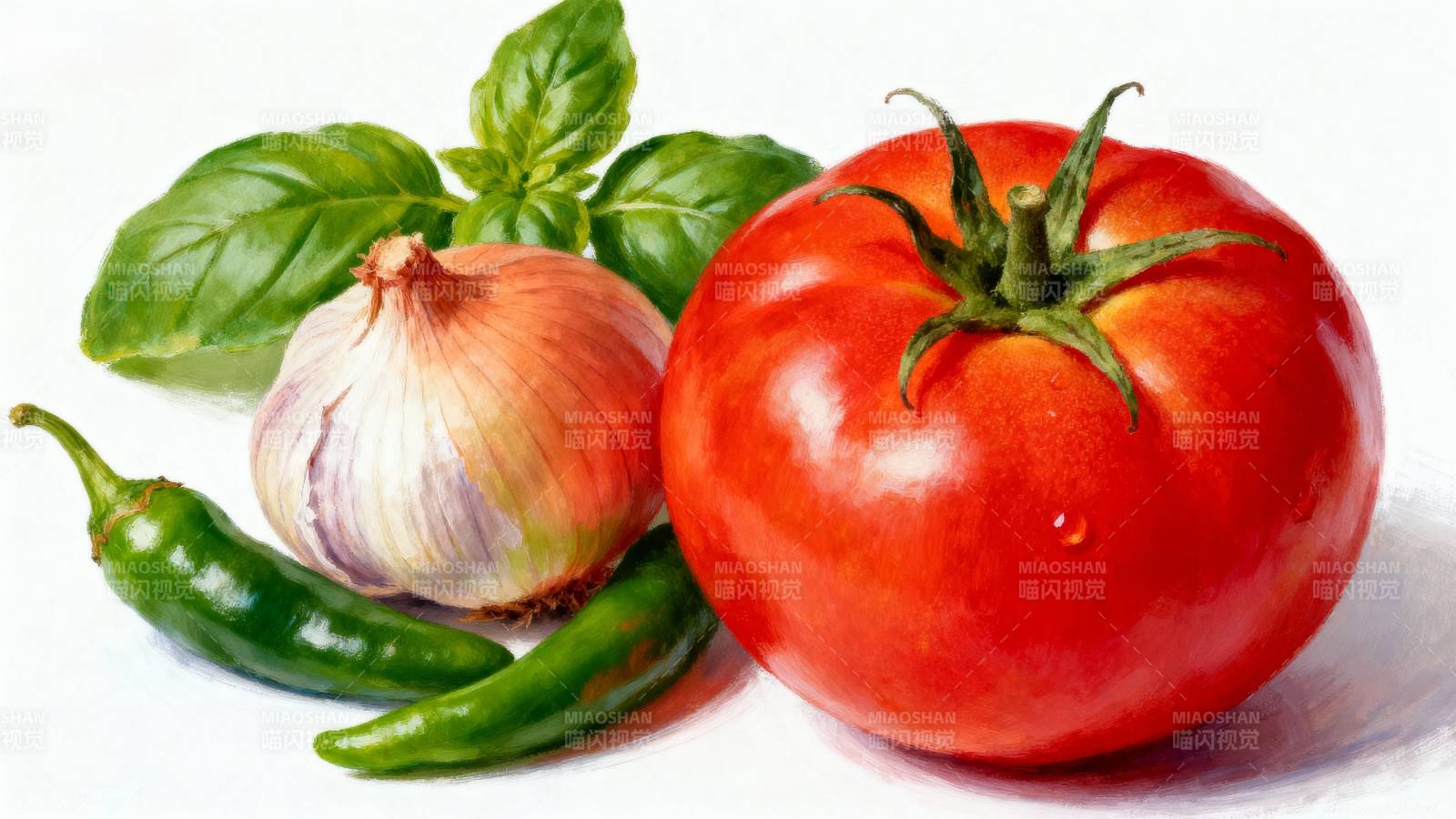 新鲜蔬菜组合图片