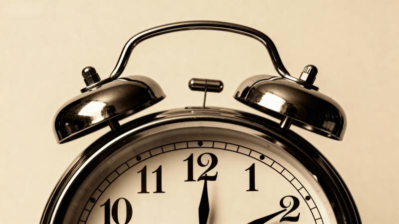 复古闹钟静谧时光图片