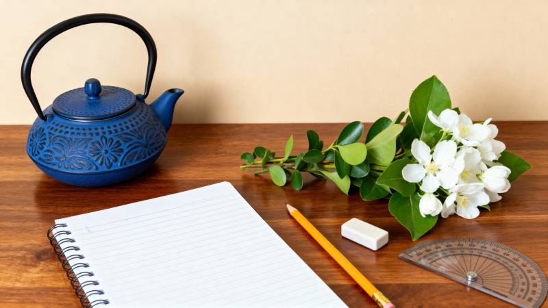 静物书桌一角图片