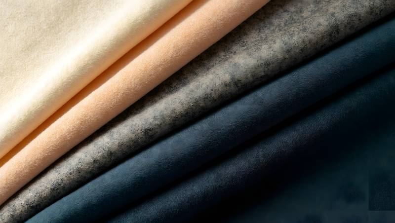 多色布料叠放展示图片