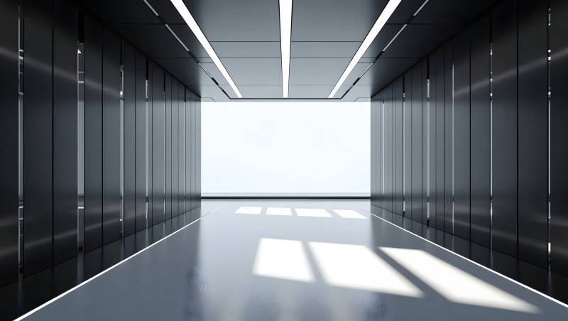 数据中心走廊图片