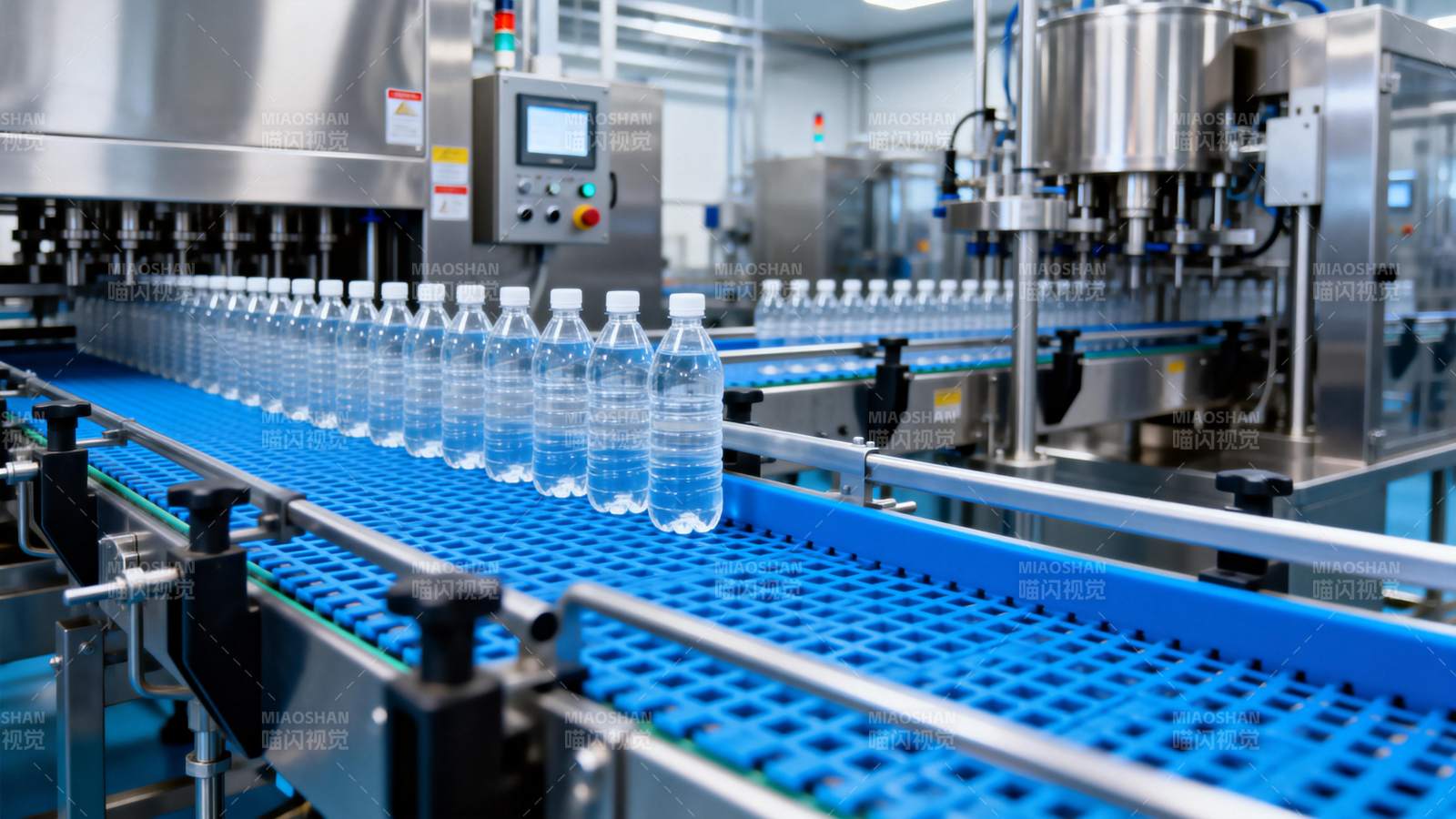 瓶装水生产线图片