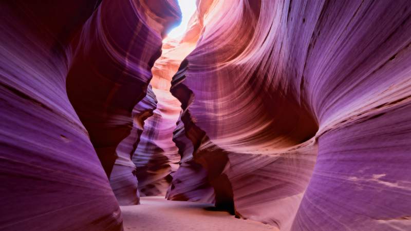 紫霞峡谷奇景图片