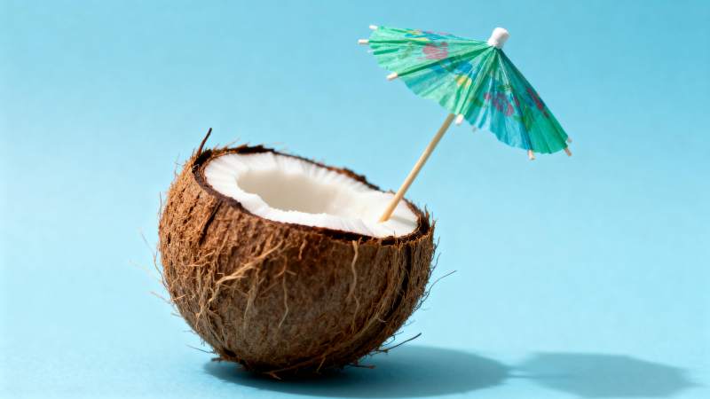椰子饮品 清凉一夏图片