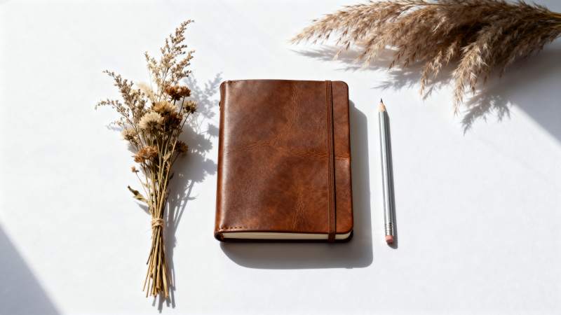 简约书桌静物图片