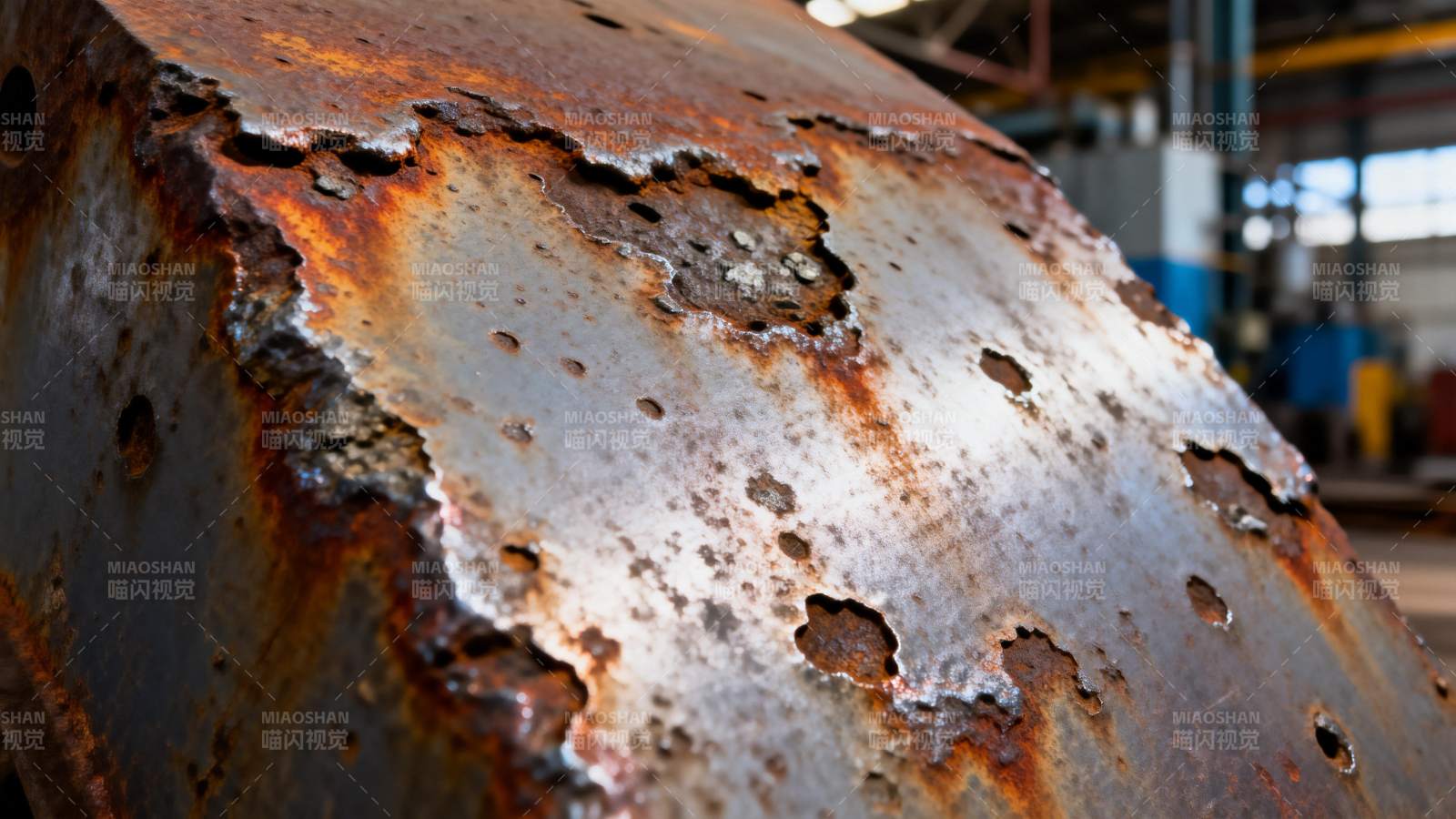 锈迹斑斑的金属图片