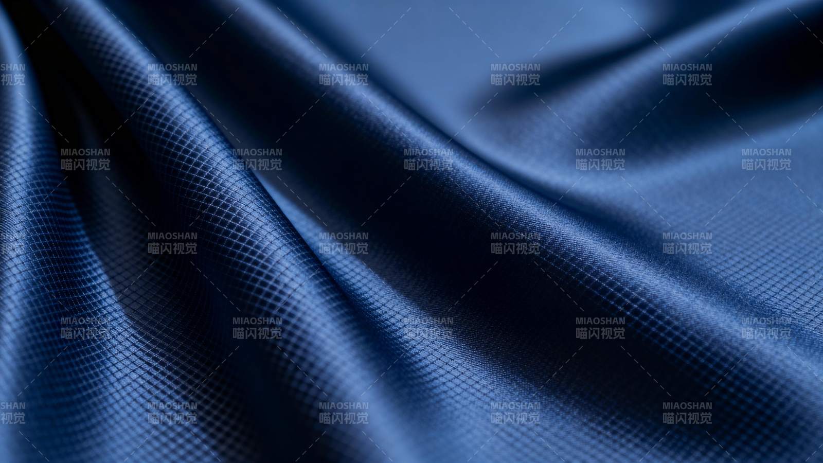深蓝丝质纹理图片