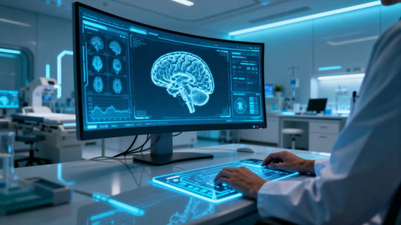 脑部扫描研究图片