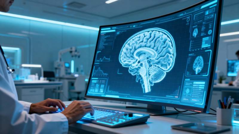 脑部扫描研究图片