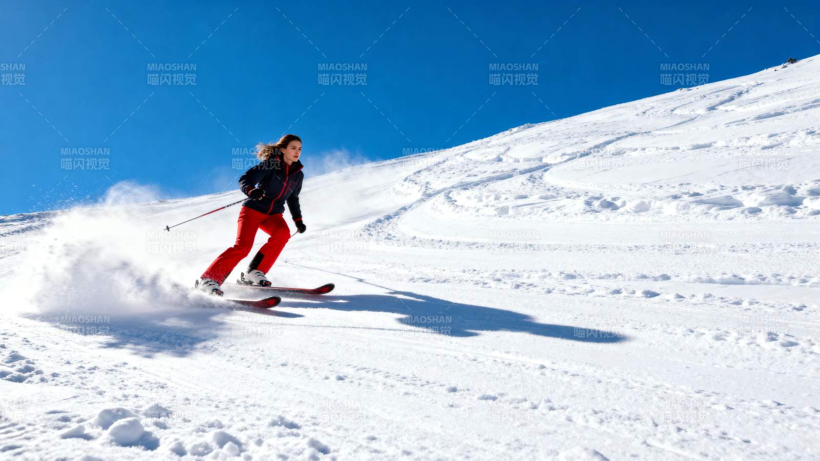 雪地疾驰 尽享滑雪乐趣图片