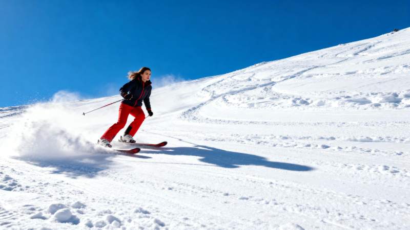 雪地疾驰 尽享滑雪乐趣图片