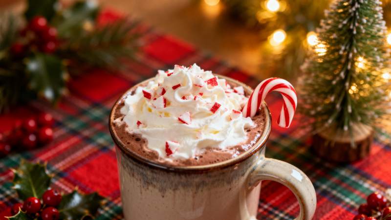 圣诞热可可图片