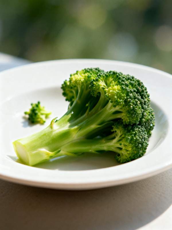 鲜嫩西兰花特写图片