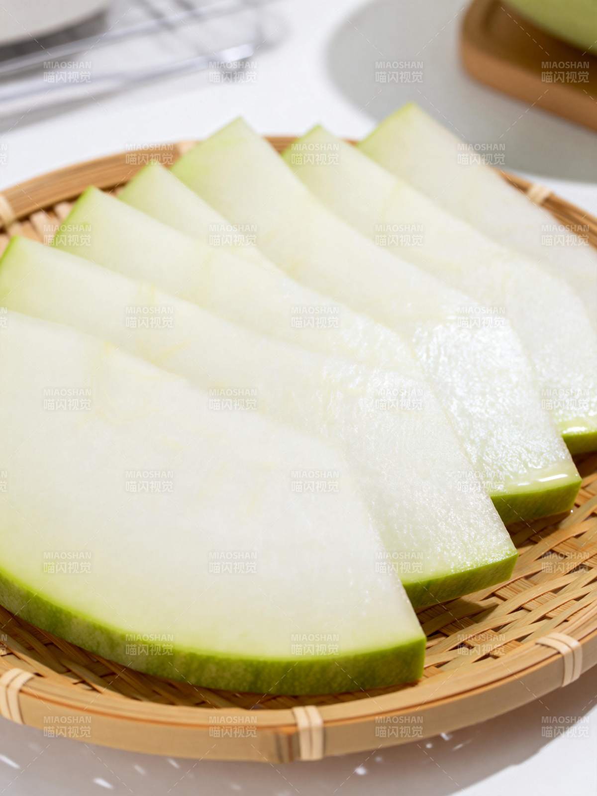 冬瓜切片摆盘图片