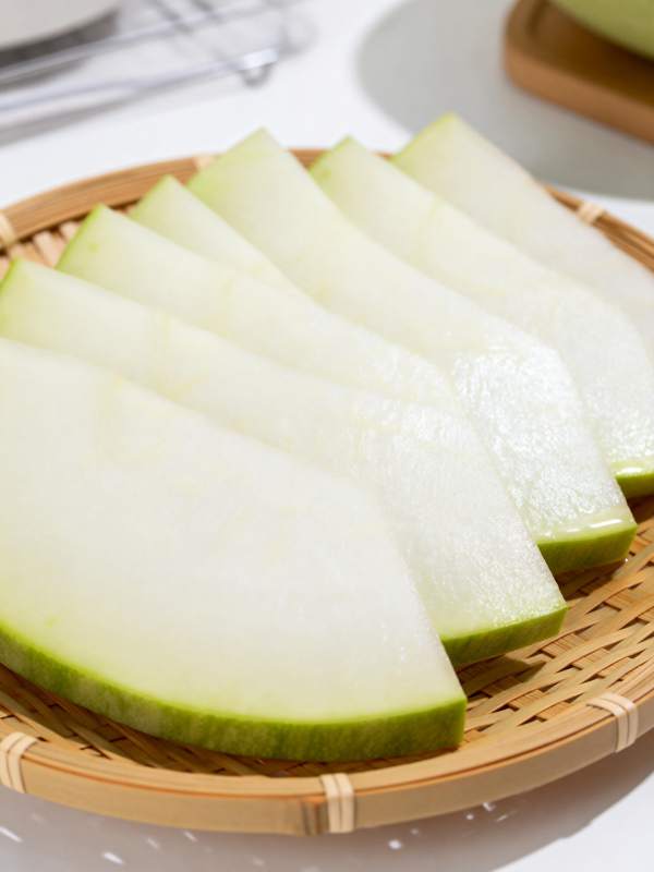 冬瓜切片摆盘图片