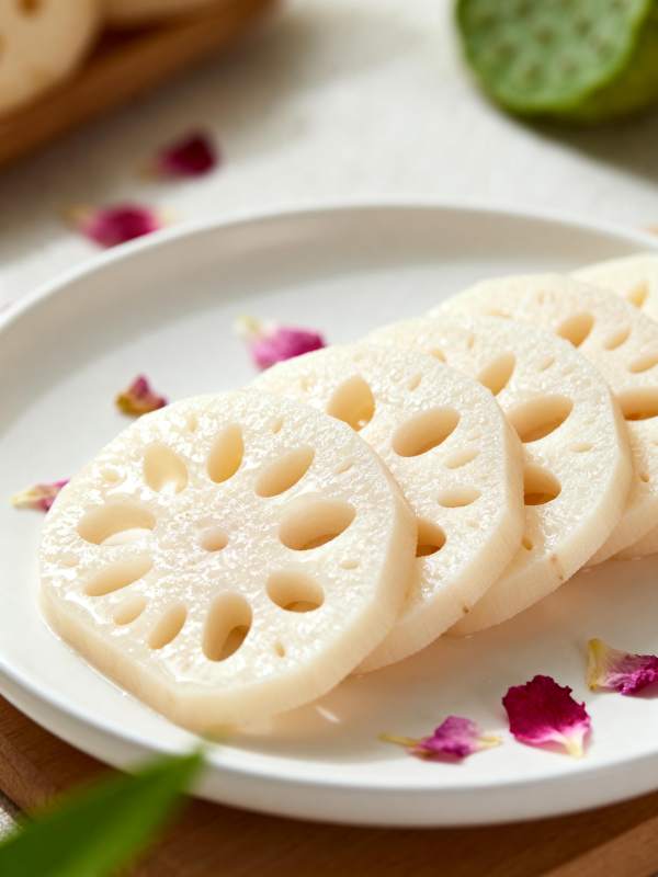 莲藕切片 清新雅致图片