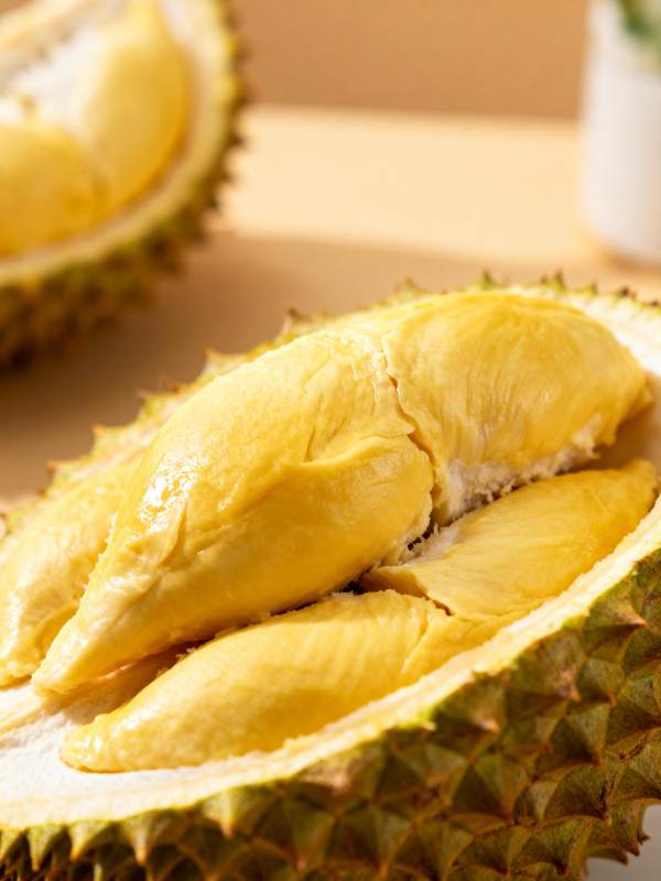 榴莲果肉特写图片